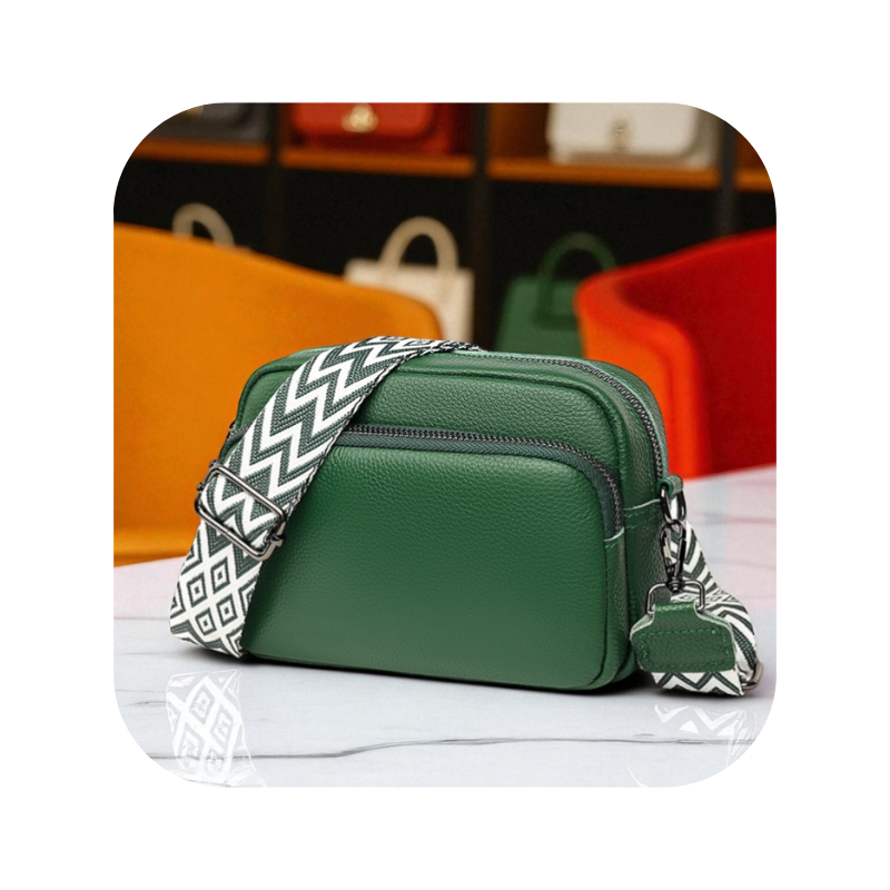 Praktische Echtleder Umhängetasche Phone Pocket 3 Tasche - Bagsandlove