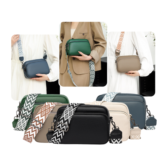 Praktische Echtleder Umhängetasche Phone Pocket 3 Tasche - 5 trendige Farben - Bagsandlove