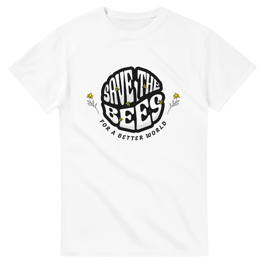 Rette die Bienen "Save the Bees" T-Shirt - Bagsandlove S Weiß T-Shirt
