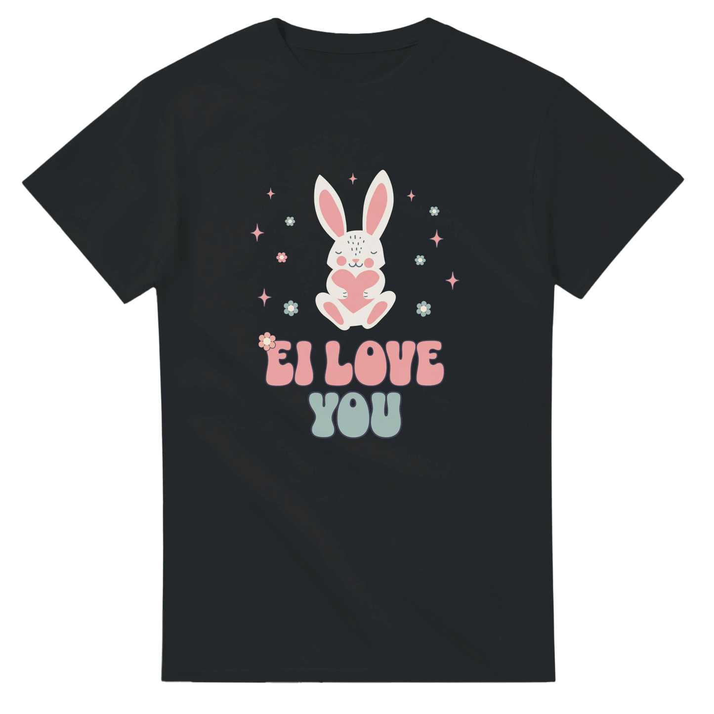 Süßes Oster - T-Shirt "Ei love you" - Bagsandlove Schwarz S Shirts