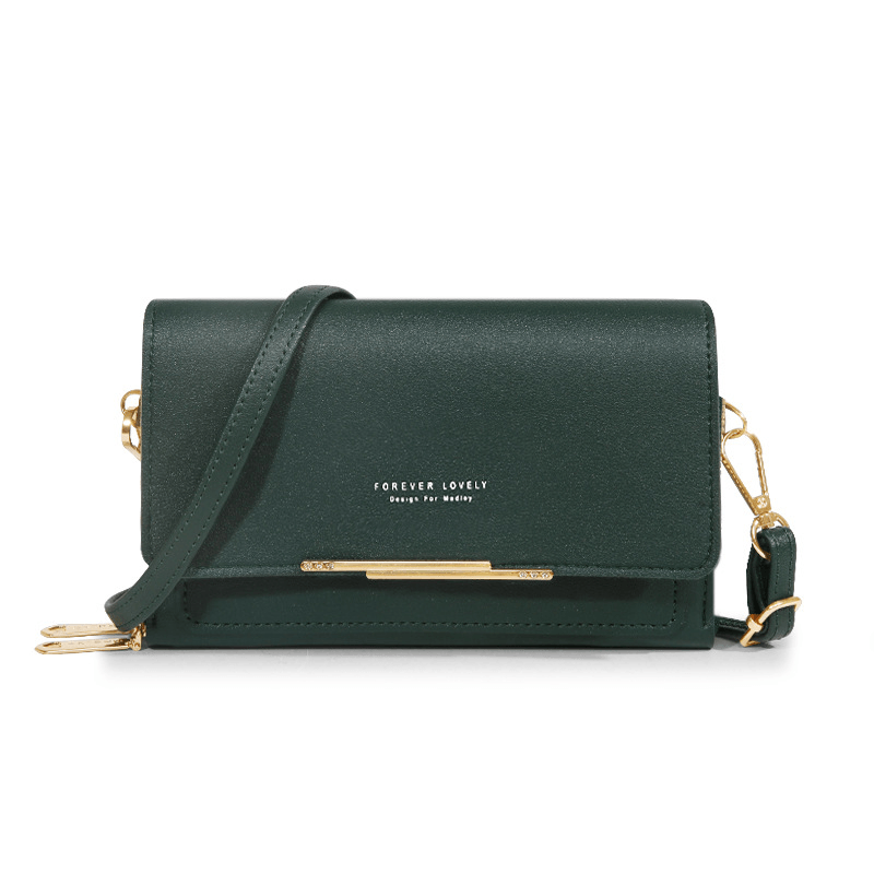 "Luxury Statement" die Luxus-Clutch - Bagsandlove Tannengrün Tasche