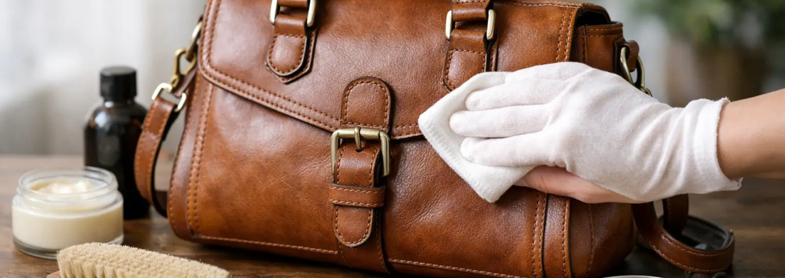 Echtleder Tasche pflegen - so bleibt sie schön