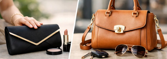 Clutch vs Handtasche Damen - was passt wann?