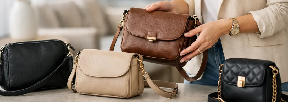 Crossbody Tasche aus Echtleder für Damen richtig wählen