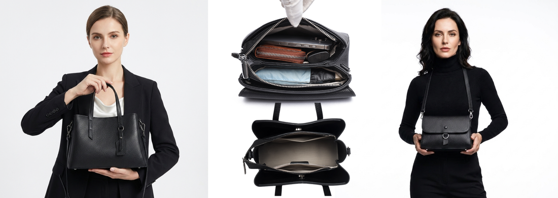 Beispiel für organisierte Damenhandtasche