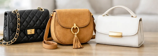 Vergleich kleiner Taschenformate für Damen