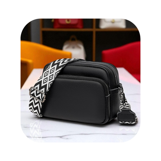 Praktische Echtleder Umhängetasche Phone Pocket 3