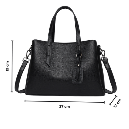 Echtleder Handtasche | Premium Tasche für Damen mit Schultergurt  