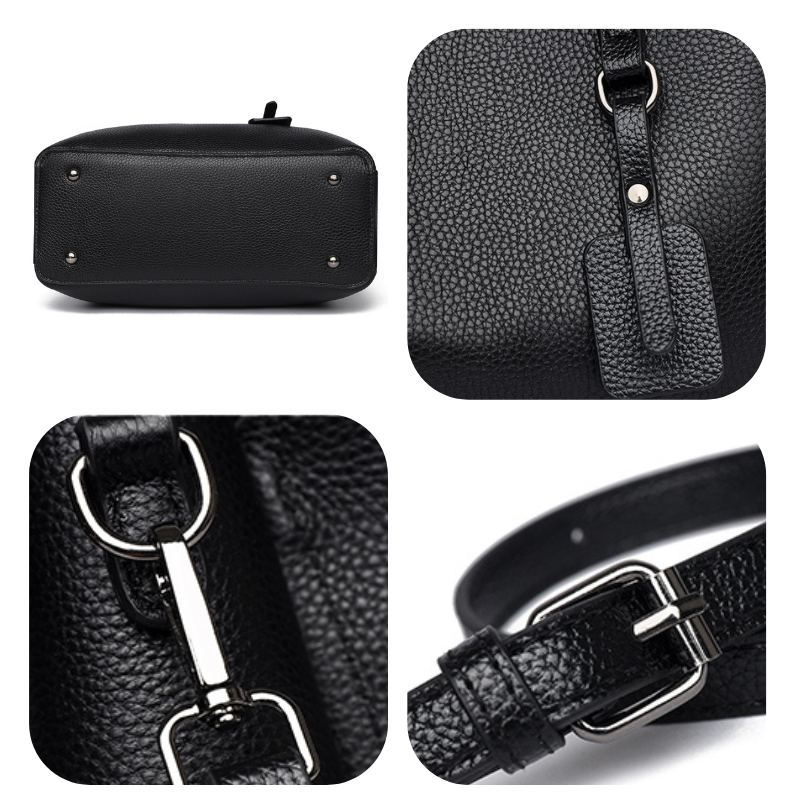 Echtleder Handtasche | Premium Tasche für Damen mit Schultergurt  