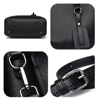 Echtleder Handtasche | Premium Tasche für Damen mit Schultergurt  