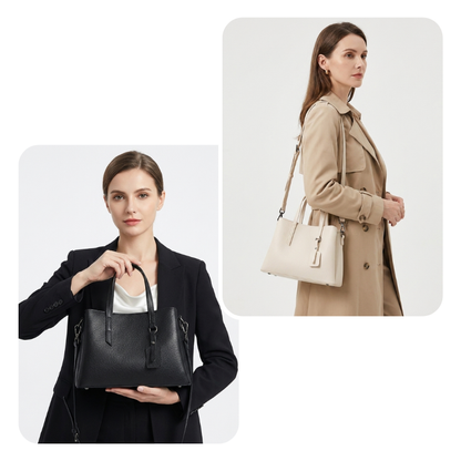 Echtleder Handtasche | Premium Tasche für Damen mit Schultergurt