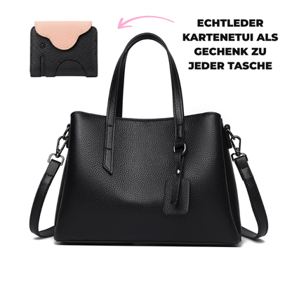 Echtleder Handtasche | Premium Tasche für Damen mit Schultergurt