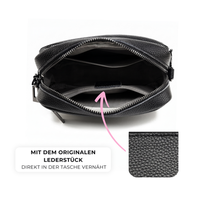 Praktische Echtleder Umhängetasche Phone Pocket 3  Tasche -  Bagsandlove