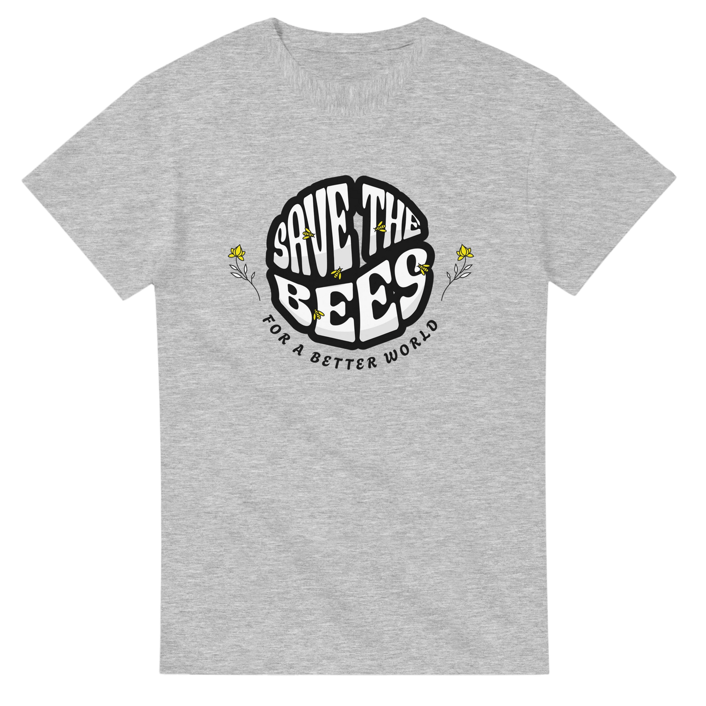 Rette die Bienen "Save the Bees" T-Shirt - Bagsandlove S Ash T-Shirt