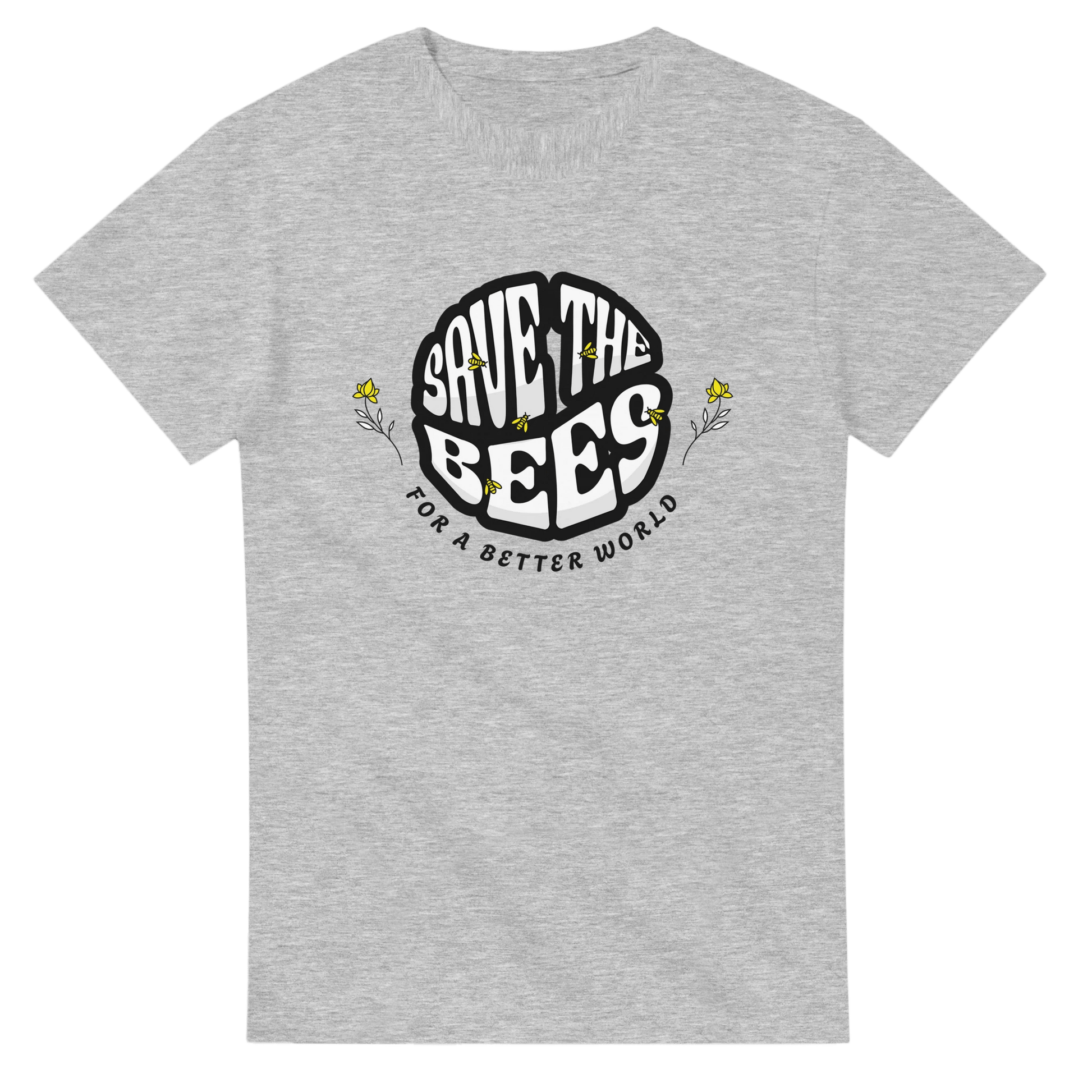 Rette die Bienen "Save the Bees" T-Shirt - Bagsandlove S Ash T-Shirt