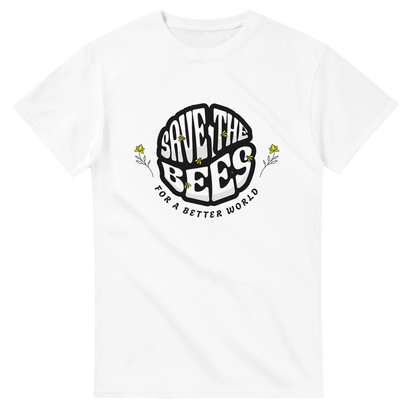 Rette die Bienen "Save the Bees" T-Shirt - Bagsandlove S Weiß T-Shirt